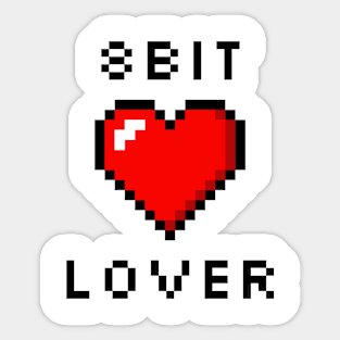 8 Bit Lover Sticker